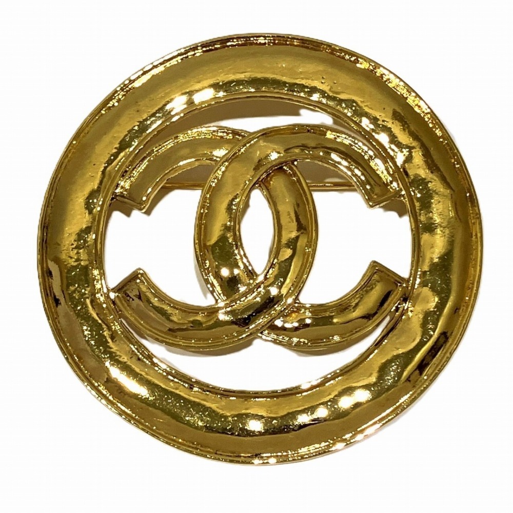 CHANEL Gold Brooch - Picture 1 of 9
